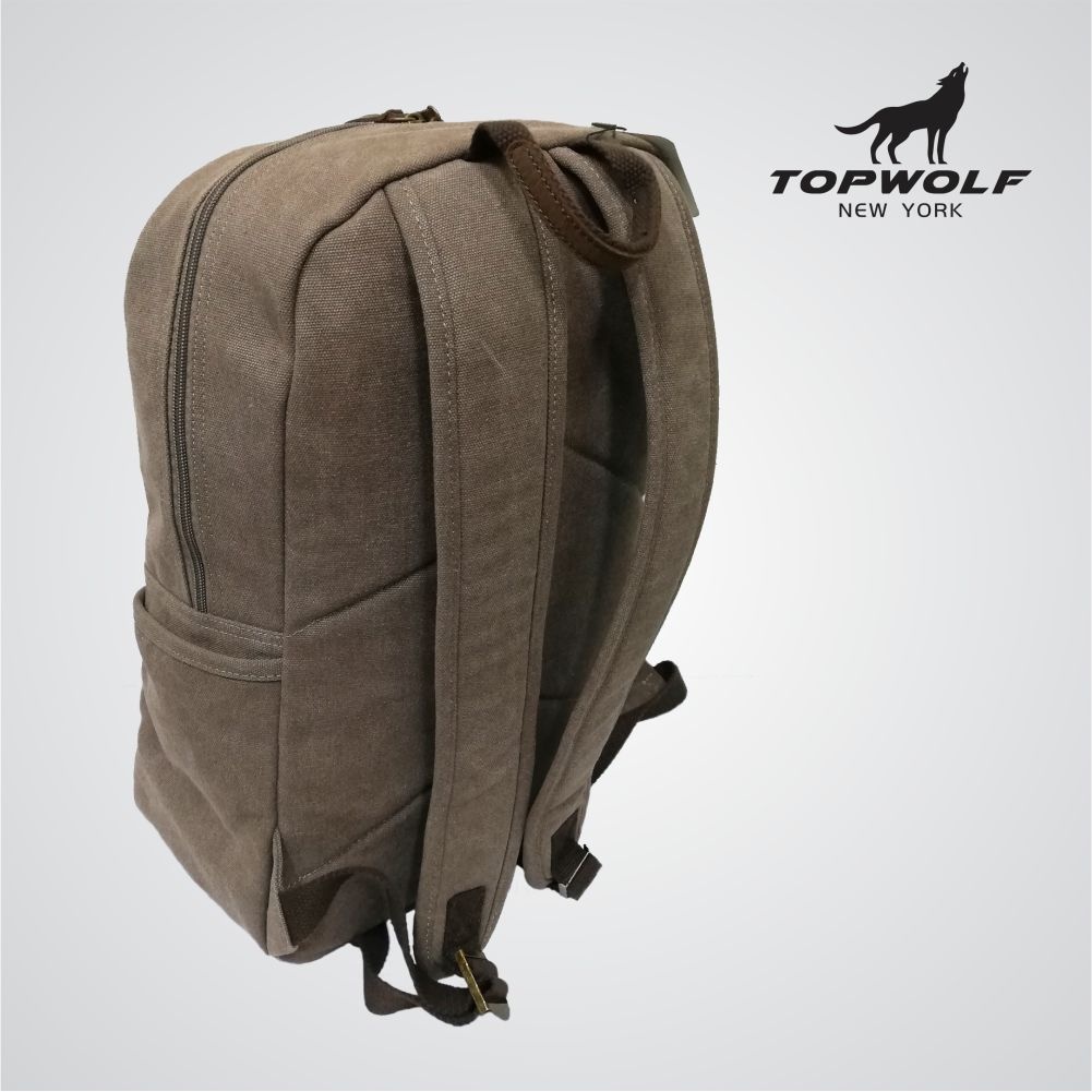 Topwolf New York Canvas Backpack
