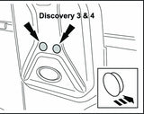 Mantec Spare Raised Air Intake Replacement Caps (Pair)